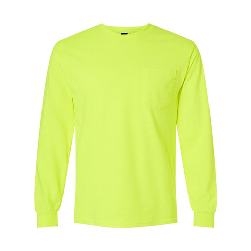 Gildan 2410 Ultra Cotton Pocket Long Sleeve T-Shirt